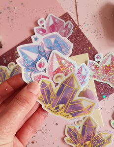 Glitter Crystal Sticker Set- Glitter Stickers