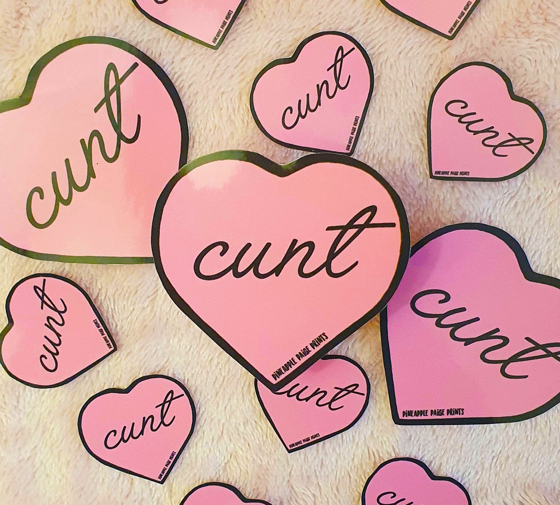 Cunt Sticker- Swear Word Sticker