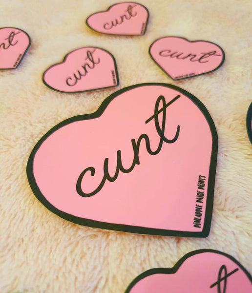 Cunt Sticker- Swear Word Sticker