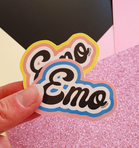 Emo Sticker- 2 Colour Options