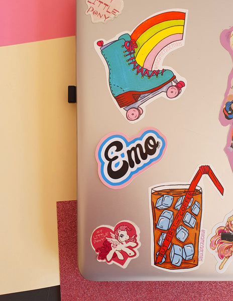 Emo Sticker- 2 Colour Options