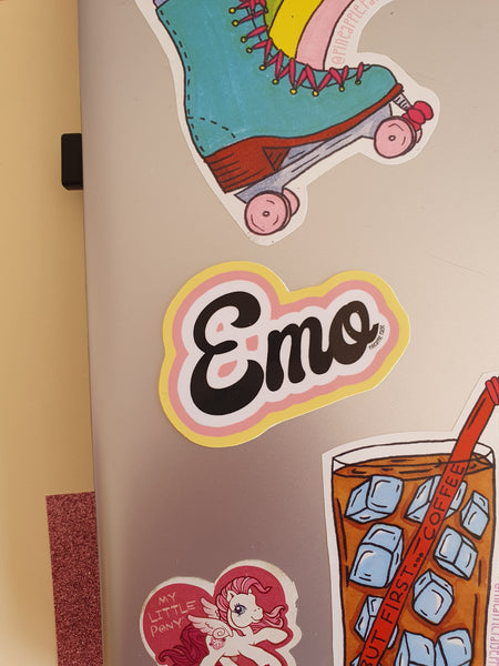 Emo Sticker- 2 Colour Options