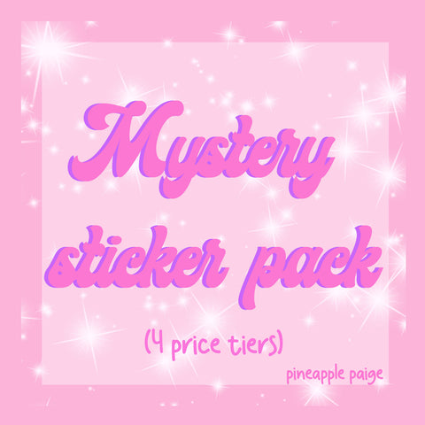 Mystery Sticker Pack- Surprise Sticker Set